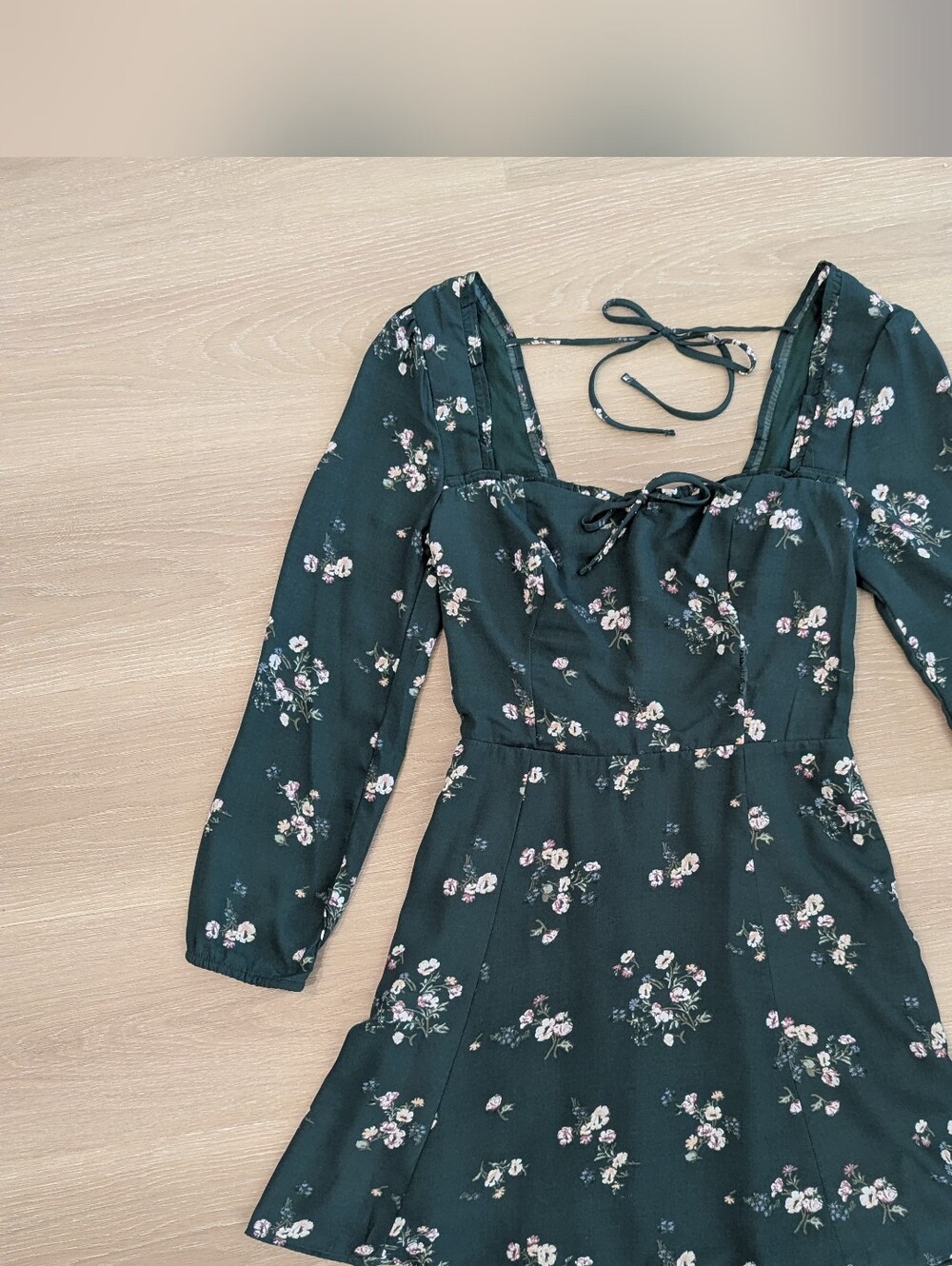 Abercrombie & Fitch Dark Green Floral Dress